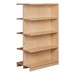 Double-Sided Adjustable Shelving - Adder Unit (61" H)